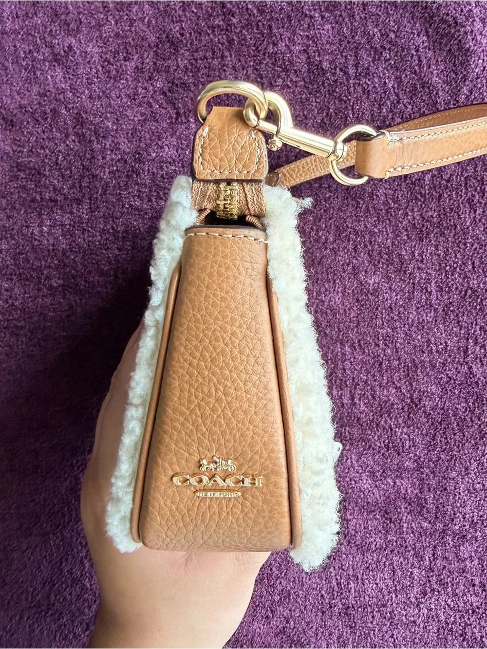Nolita 19 In Shearling With Coach Motif